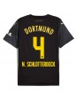 Borussia Dortmund Nico Schlotterbeck #4 Venkovní Dres 2024-25 Krátký Rukáv